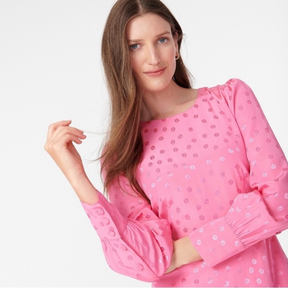 NWT J.Crew Pink Shift dress size: 6
